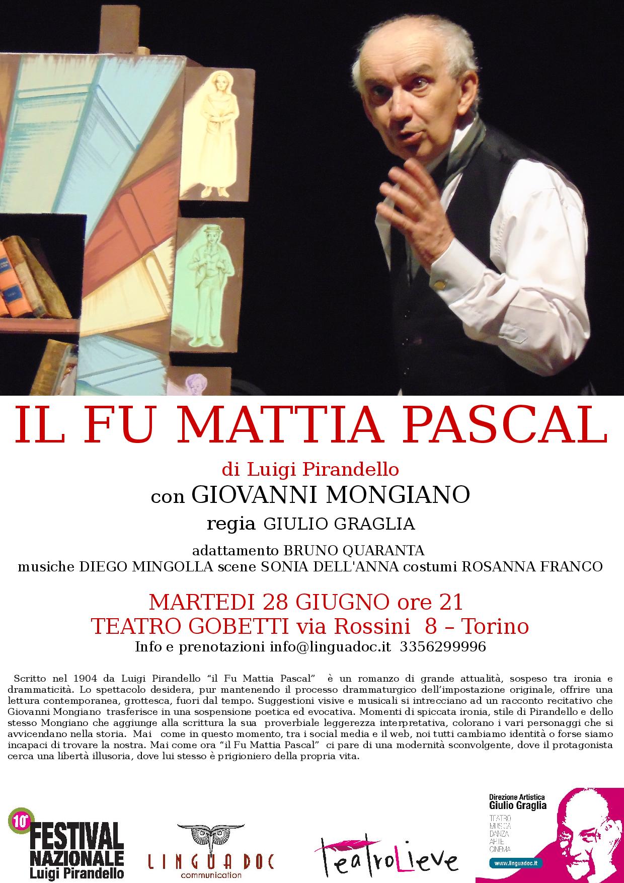 Locandina di Il fu Mattia Pascal